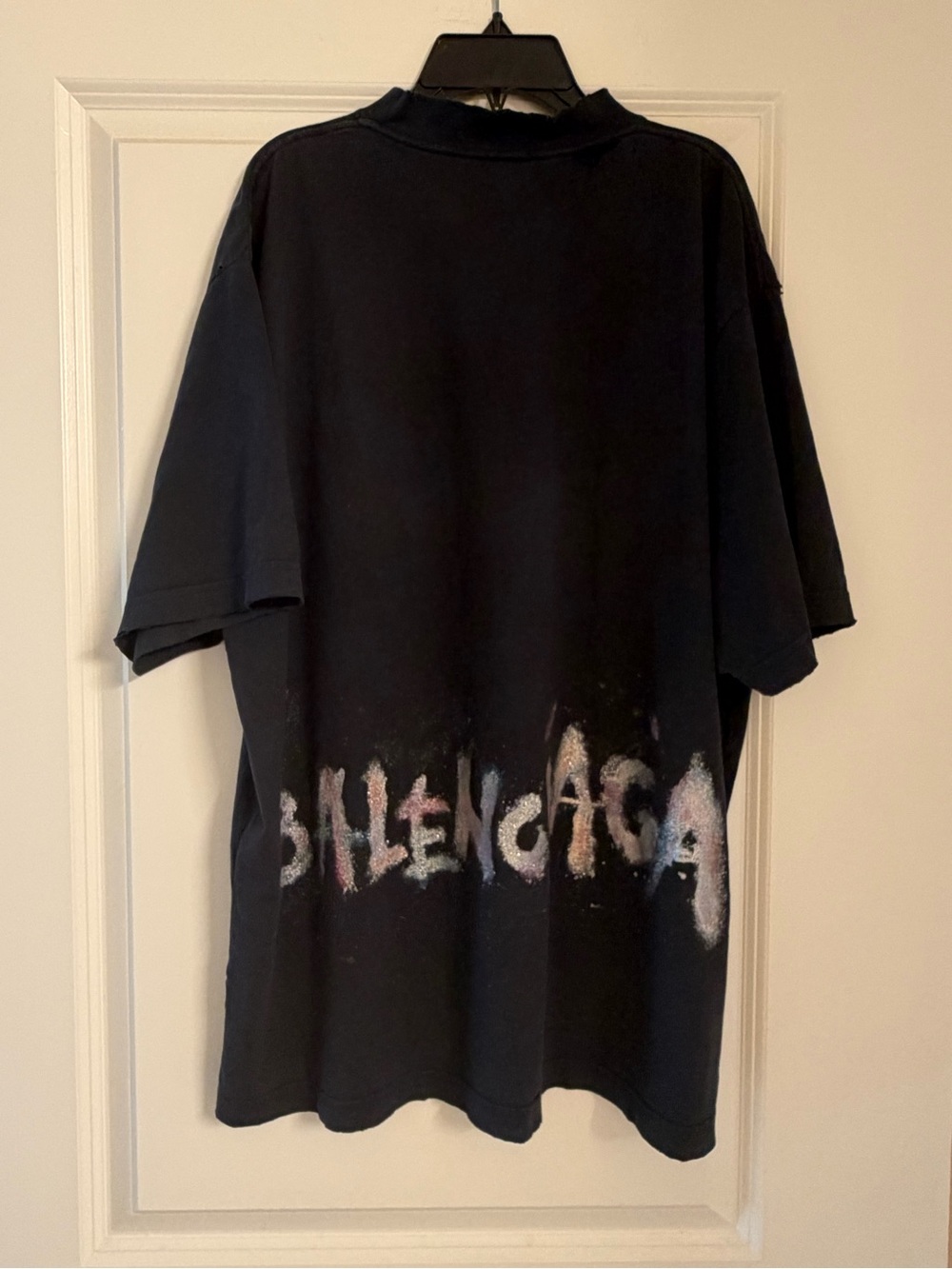 Balenciaga Unisex Black Short-Sleeve Crewneck T-Shirt